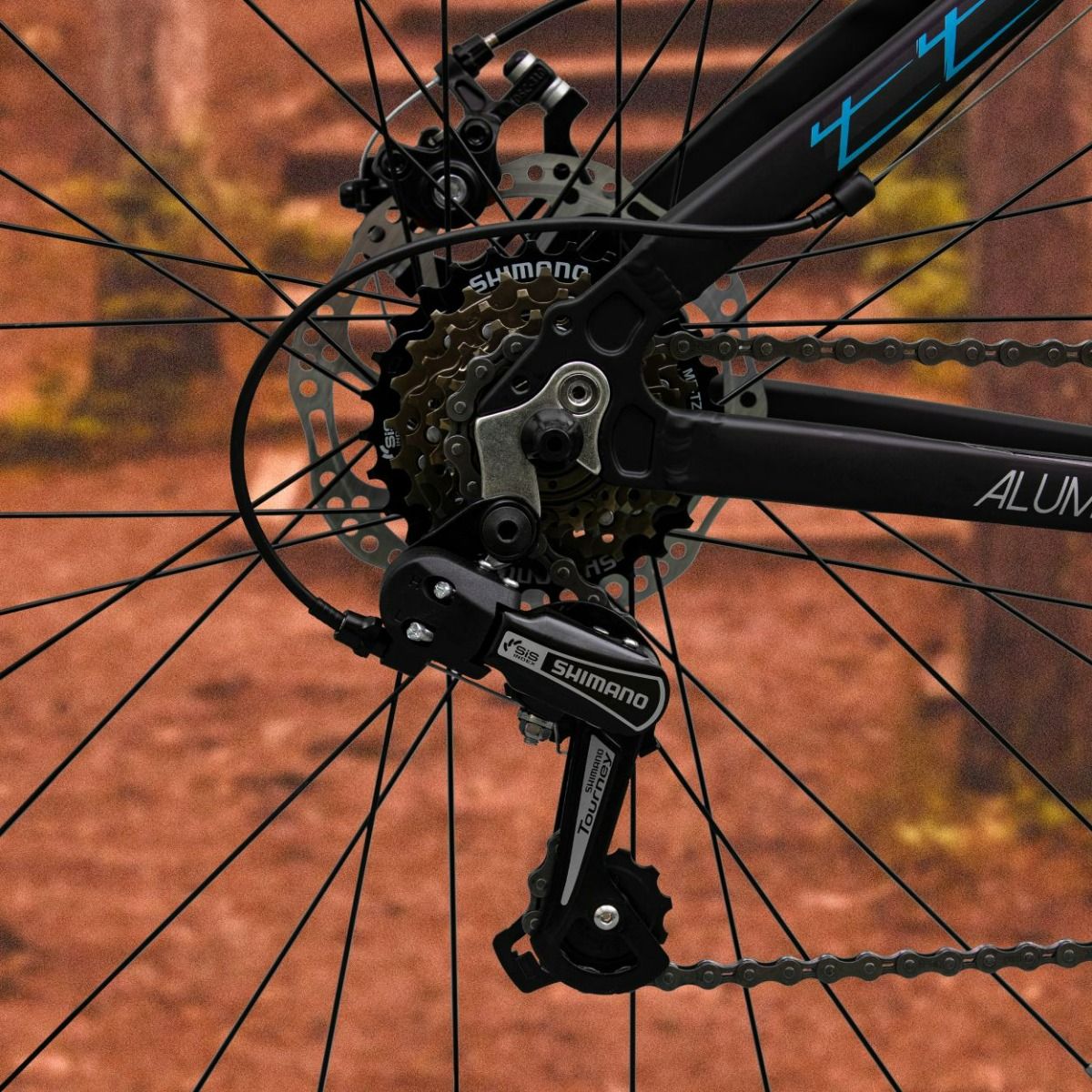 Oxford Bicicleta Aro 29 Emerald 2022 Negro/Celeste - Rideshop