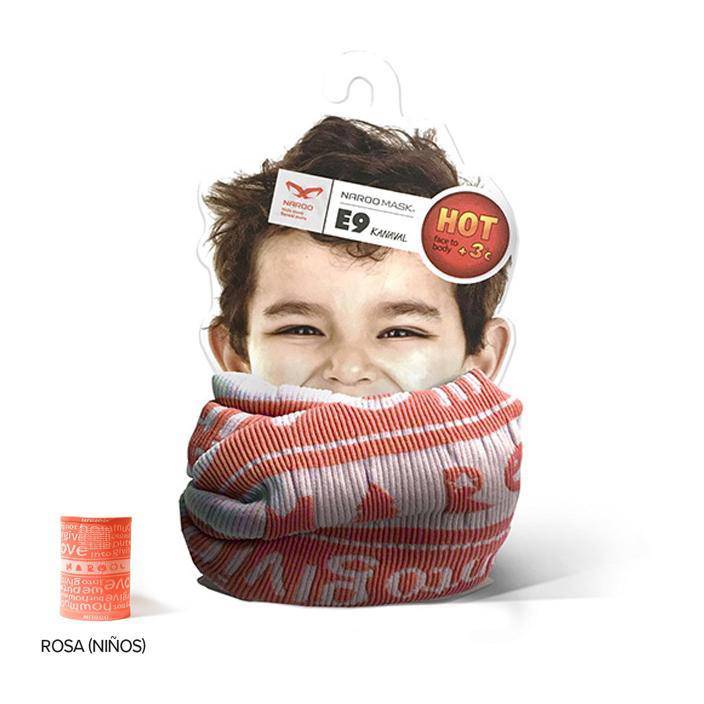 Bandana De Invierno Kids Reversible E9 -Pink - Rideshop