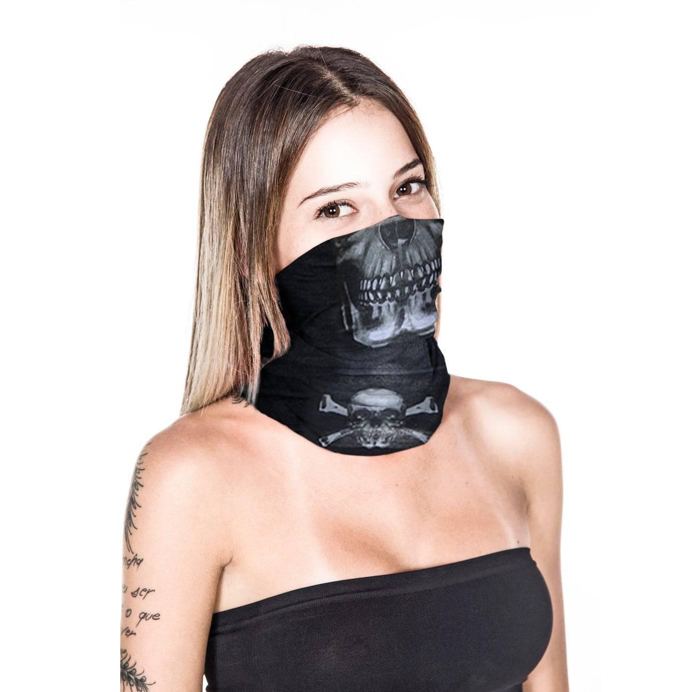 Bandana Multifuncional Protección UV E3 - Calavera - Rideshop