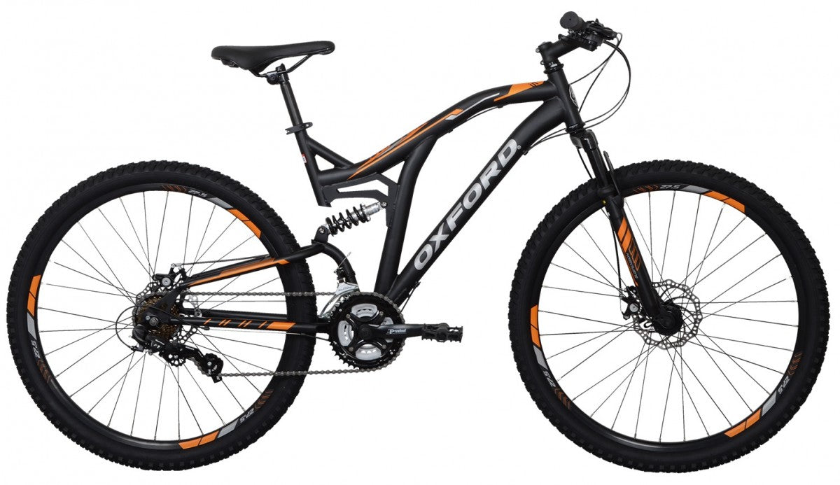 Ox 27.5 Raptor Doble 21V M Negro/Naranja - Rideshop