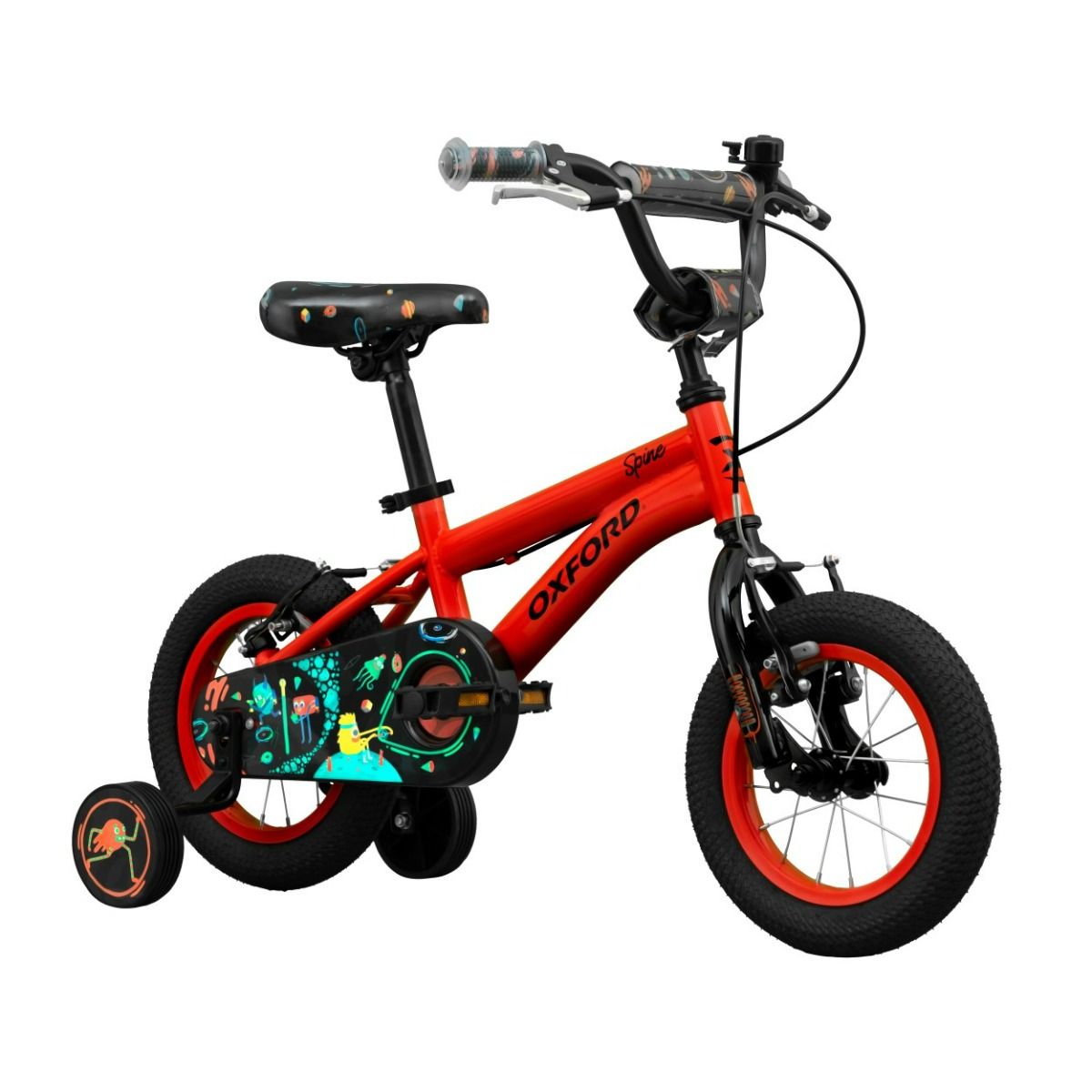 Oxford Bicicleta Infantil Spine Aro 12 Rojo/Negro - Rideshop