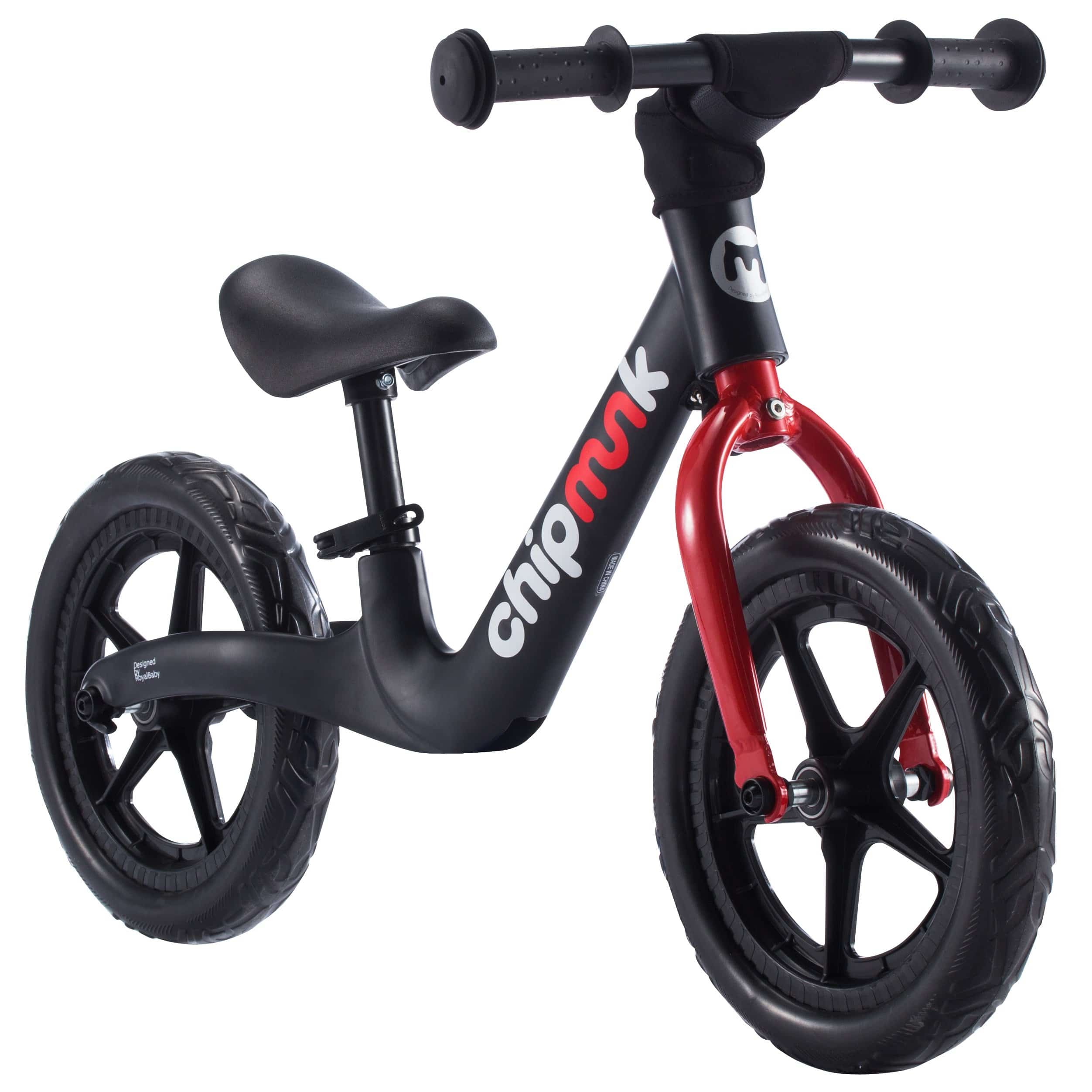 Bicicleta De Niño Chipmunk Corre Pasillo Negra RoyalBabby - Rideshop