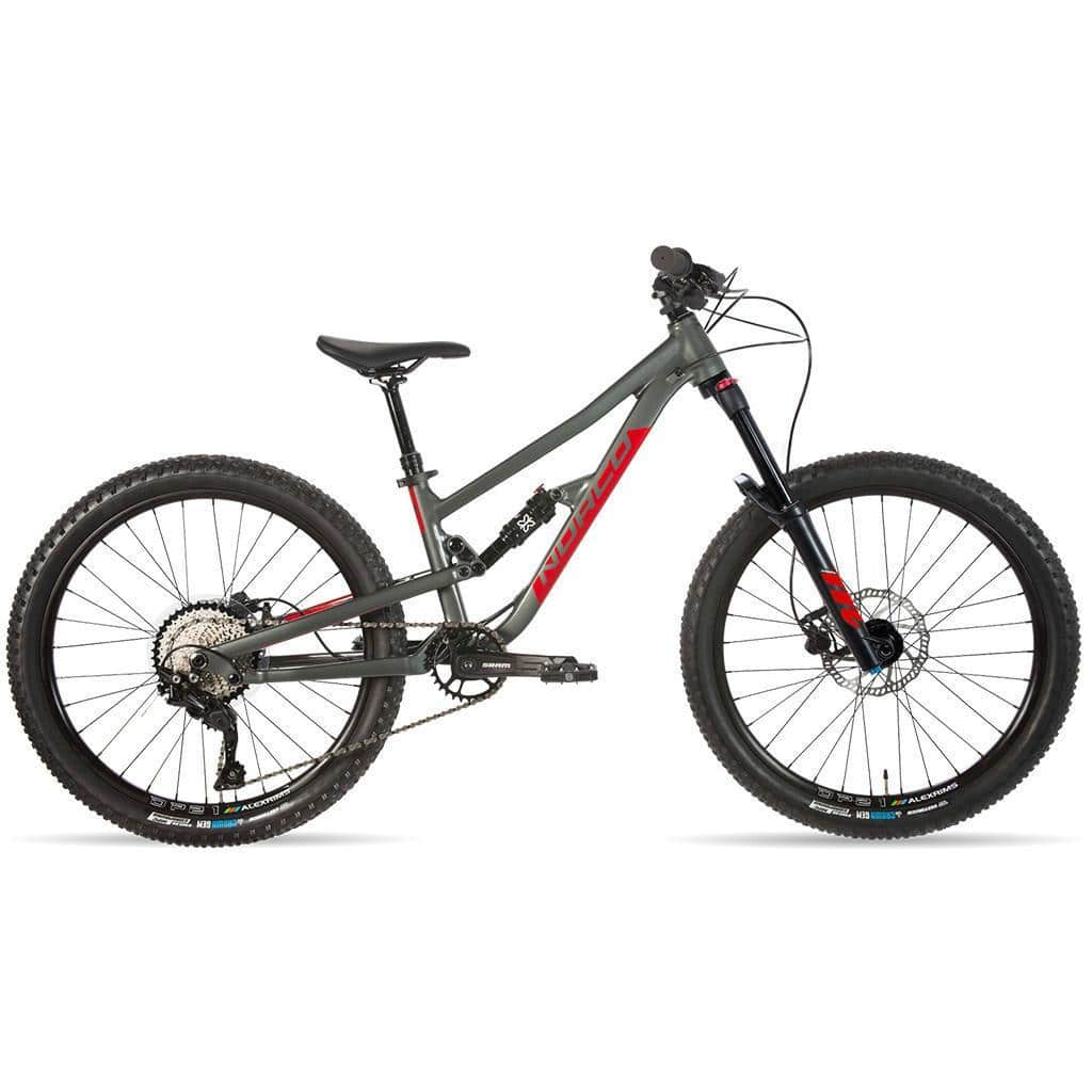 Bicicleta Niño Fluid 4.2 FS Mountain 24" Gris Norco-Rideshop
