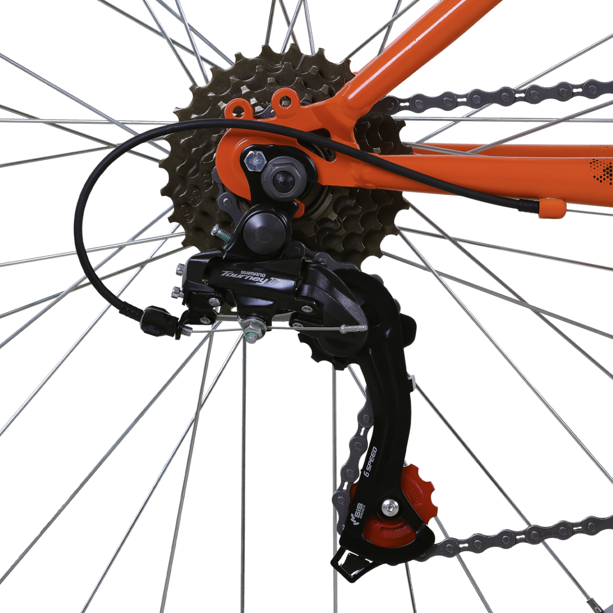 Oxygen Bicicleta Rainy 18V Naranja - Rideshop