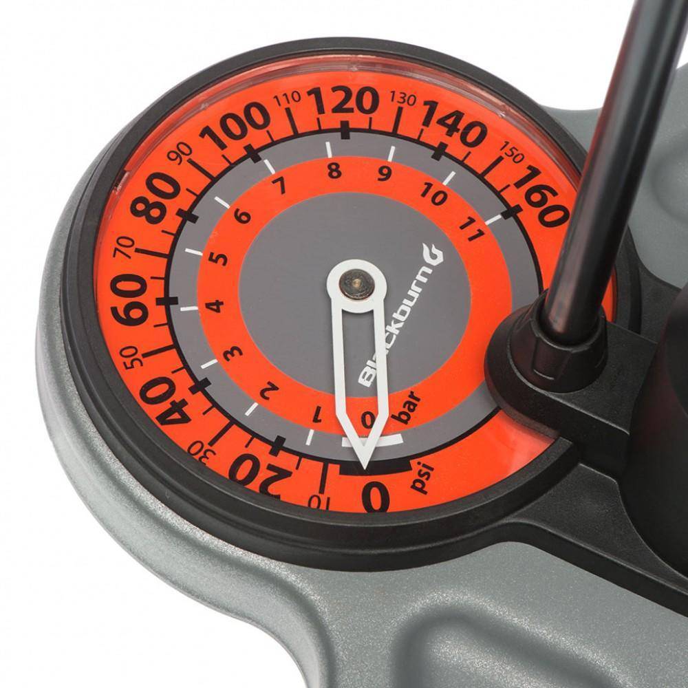 Bombín de Bicicleta Piston 3 Gris Naranjo Blackburn. - Rideshop