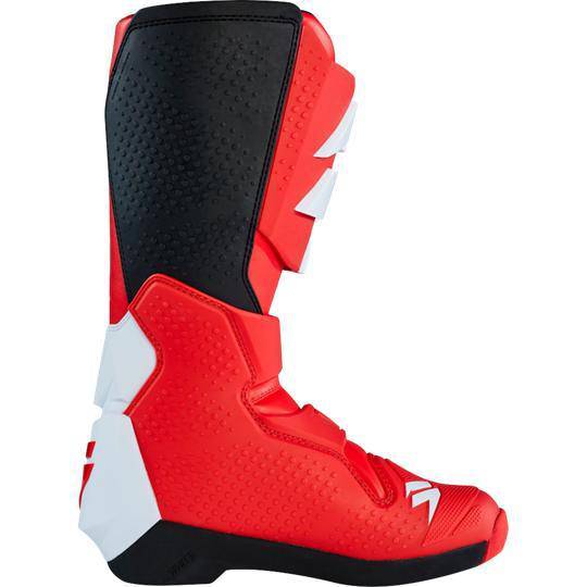 Botas Moto White Label Rojo Shift - Rideshop