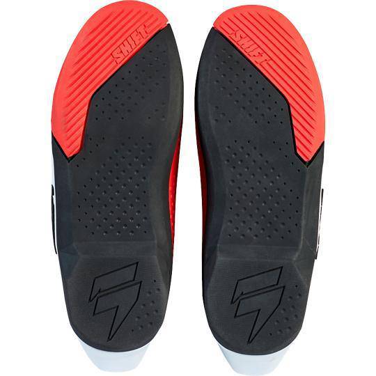 Botas Moto White Label Rojo Shift - Rideshop