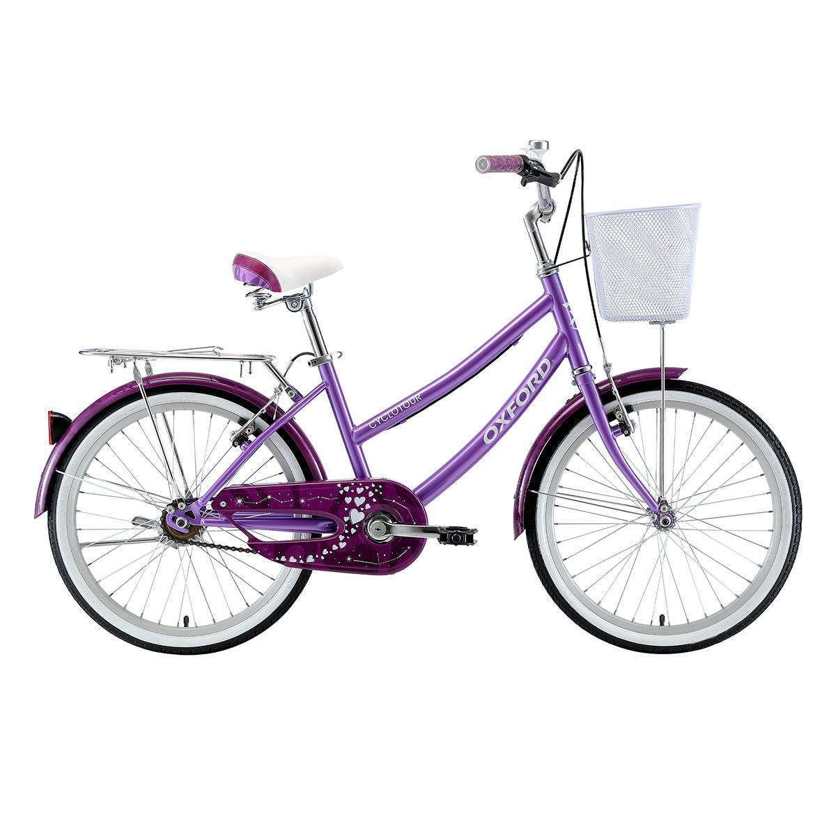 Bicicleta 20 Cyclotour 1v Morado/Verde Oxford - Rideshop