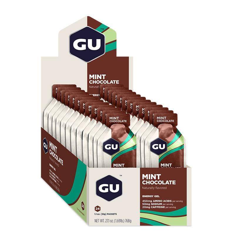 Caja de Geles Mint Chocolate GU Energy - Rideshop
