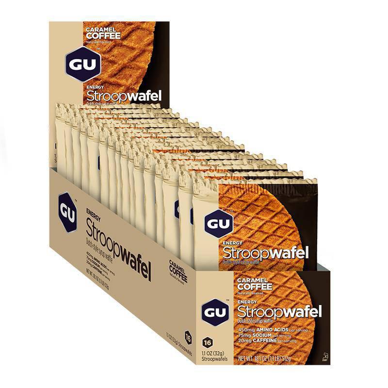Caja de Waffles Carmel Coffee GU Energy - Rideshop