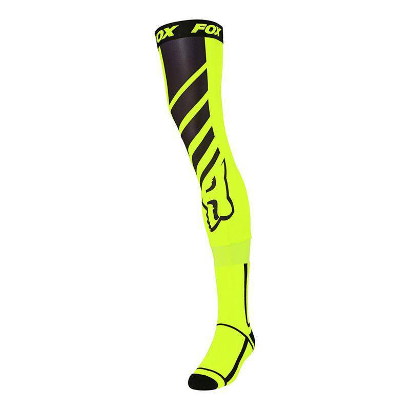 Calcetines Knee Brace Mach One Amarillo Fluor Fox Racing - Rideshop