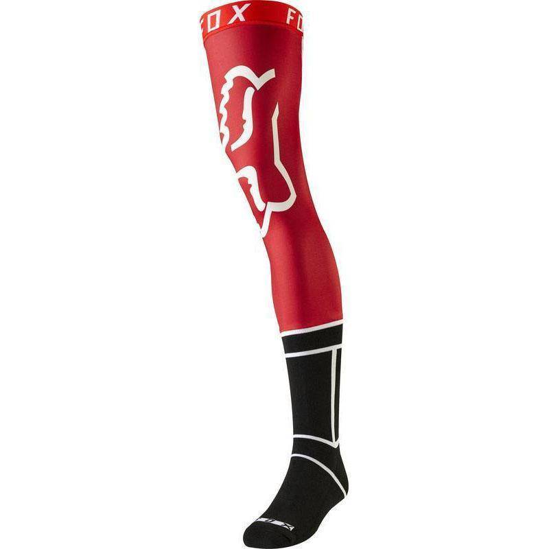 Calcetines Moto Knee Brace Rojo Flameante Fox Racing - Rideshop