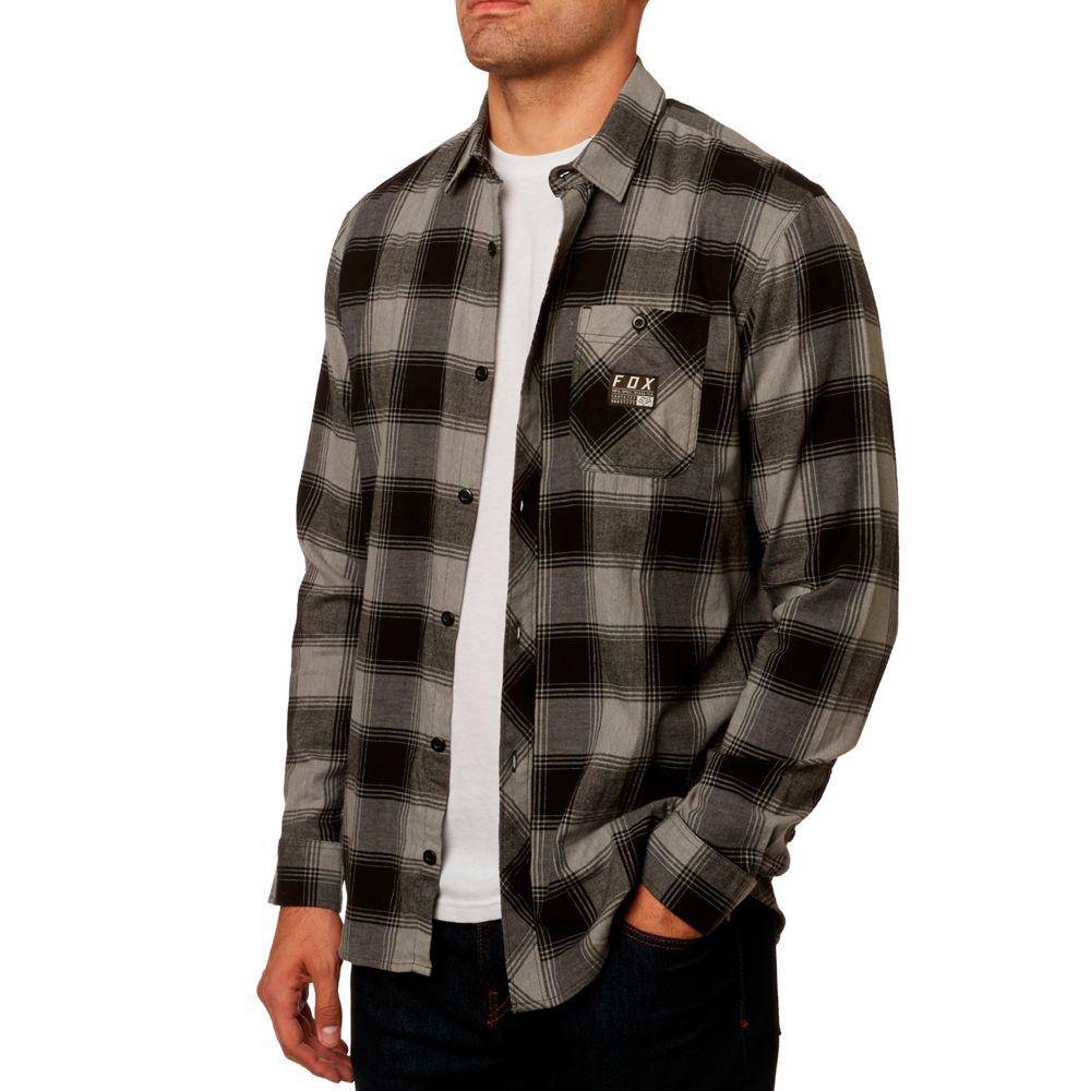 Camisa Lifestyle Longview Ligera Gris Fox Racing. - Rideshop