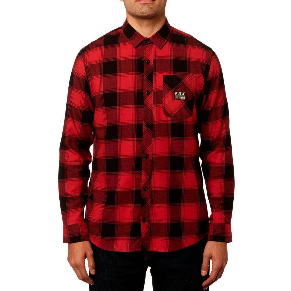 Camisa Lifestyle Longview Ligera Rojo Fox Racing. - Rideshop