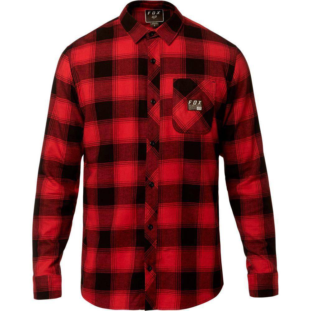 Camisa Lifestyle Longview Ligera Rojo Fox Racing. - Rideshop