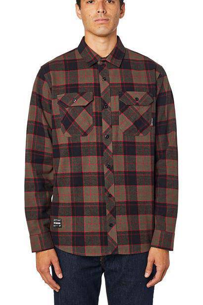 Camisa Lifestyle Manga Larga Traildust 2.0 Gris Fox Racing - Rideshop