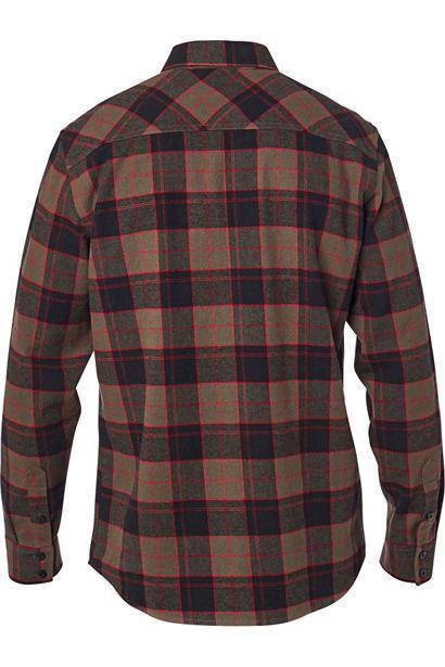 Camisa Lifestyle Manga Larga Traildust 2.0 Gris Fox Racing - Rideshop