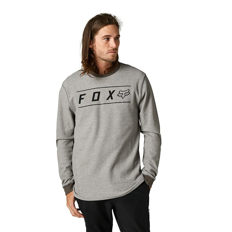 FOX Polera Lifestyle Manga Larga Pinnacle Gris - Rideshop