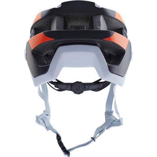 Casco Bicicleta Flux Gothik Negro Blanco Naranjo Fox Racing - Rideshop