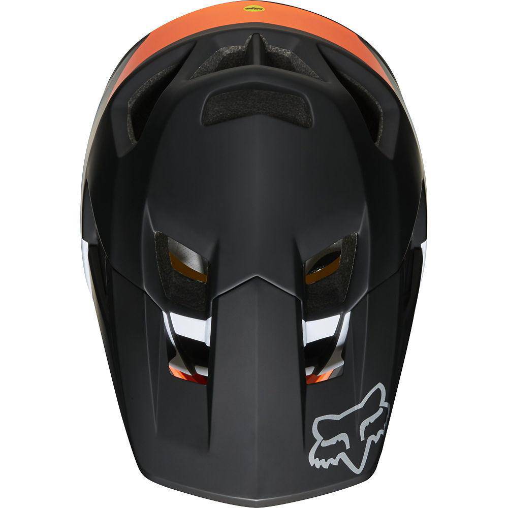 Casco Bicicleta Proframe Gothik Negro Blanco Naranjo Fox Racing - Rideshop