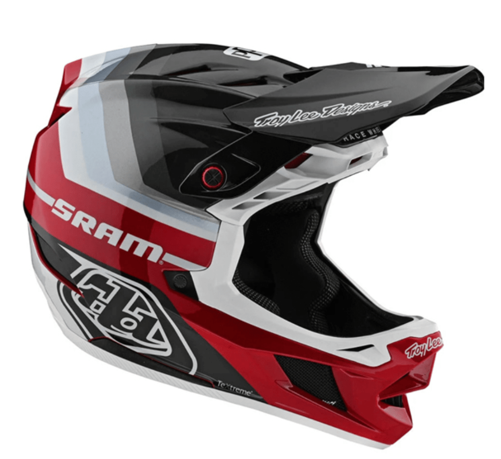Casco D4 Carbon Mirage Sram Black Red Troy Lee Designs - Rideshop