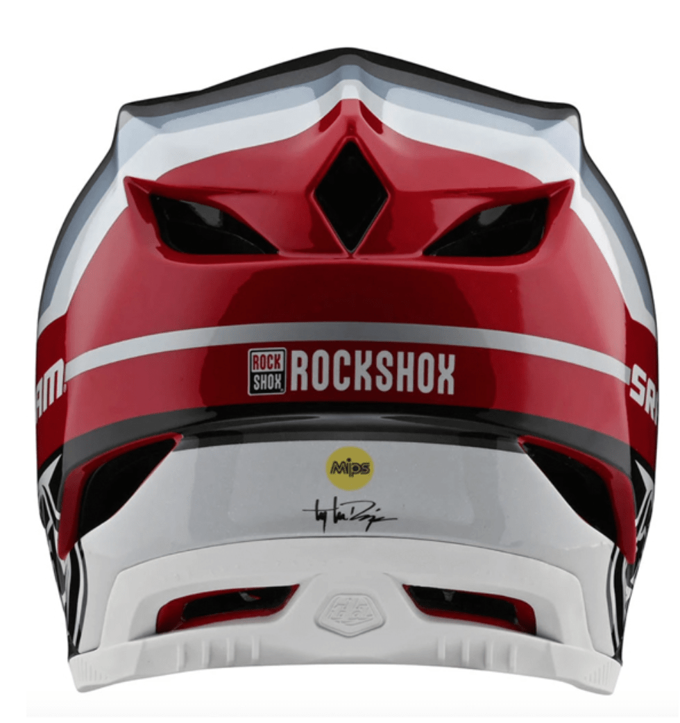 Casco D4 Carbon Mirage Sram Black Red Troy Lee Designs - Rideshop