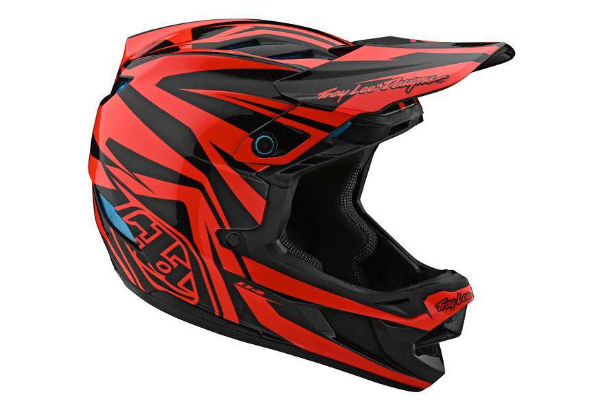 Casco D4 Composite Slash Orange Black Troy Lee - Rideshop