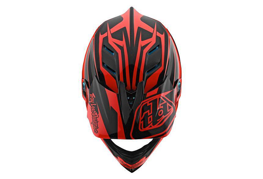 Casco D4 Composite Slash Orange Black Troy Lee - Rideshop
