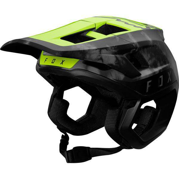 Casco de Bicicleta Dropframe Pro Amarillo Fluor Fox Racing - Rideshop