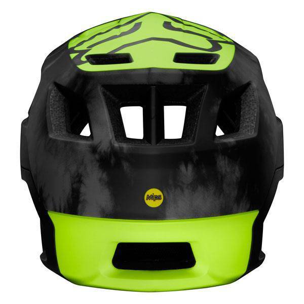 Casco de Bicicleta Dropframe Pro Amarillo Fluor Fox Racing - Rideshop