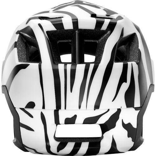 Casco de Bicicleta Dropframe Zebra Negro Fox Racing - Rideshop