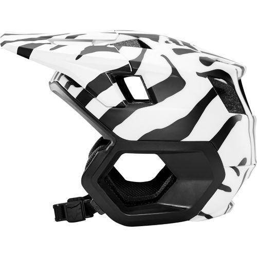 Casco de Bicicleta Dropframe Zebra Negro Fox Racing - Rideshop