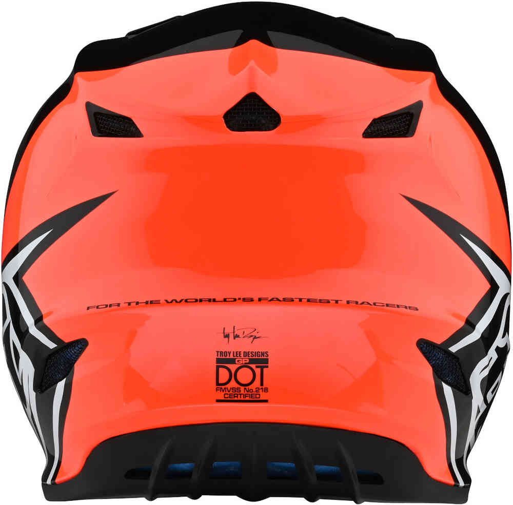 Casco GP Block Blk/Org Troy Lee Designs - Rideshop