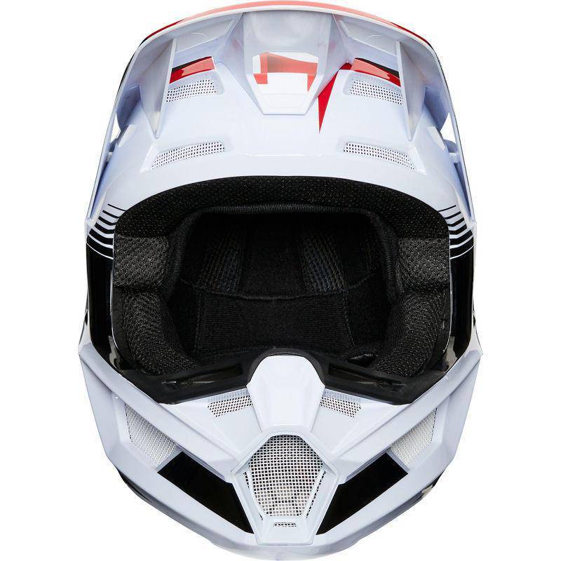 Casco Moto Niño V2 Hayl Azul/Rojo Fox Racing - Rideshop