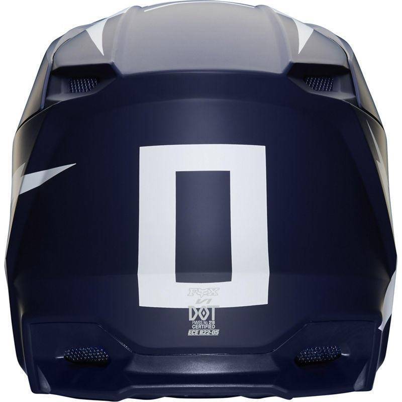 Casco Moto V1 Werd Azul Fox Racing - Rideshop