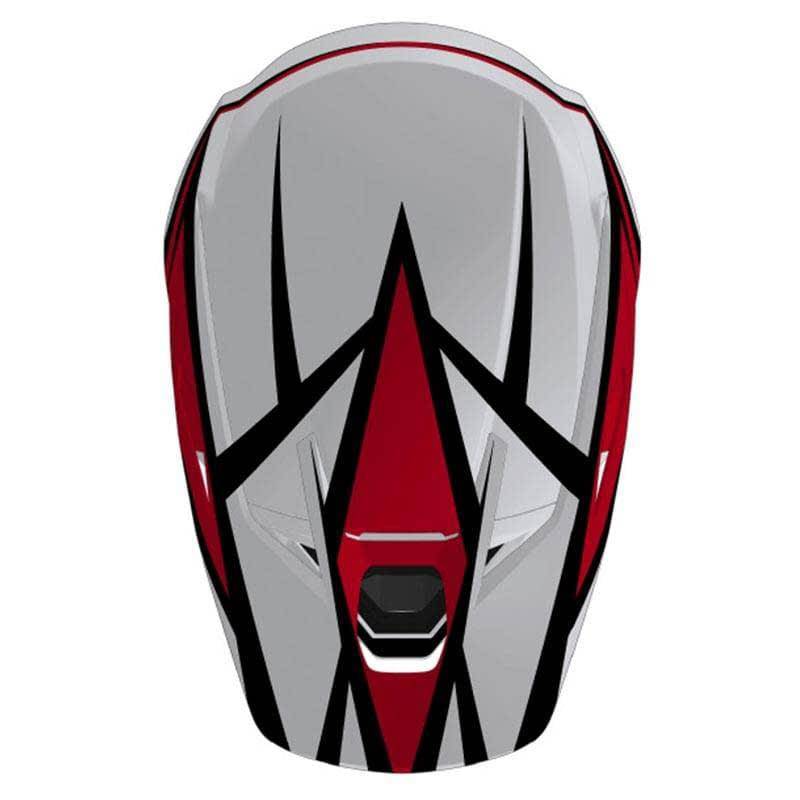 Casco Moto V3 Idol Rojo/Gris Fox Racing - Rideshop