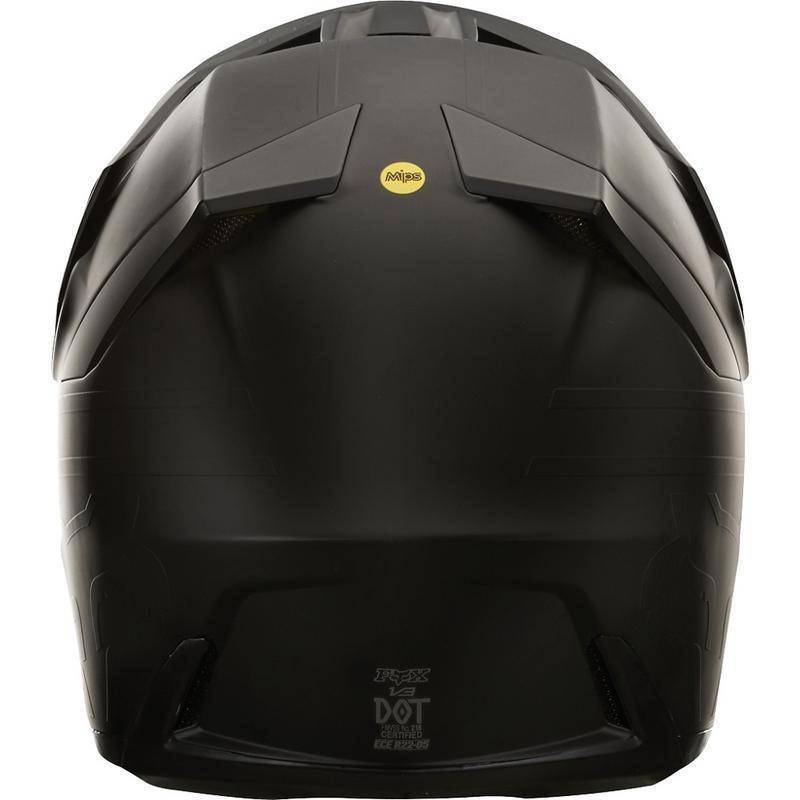 Casco Moto V3 Matte Carbon Negro Opaco Fox Racing - Rideshop