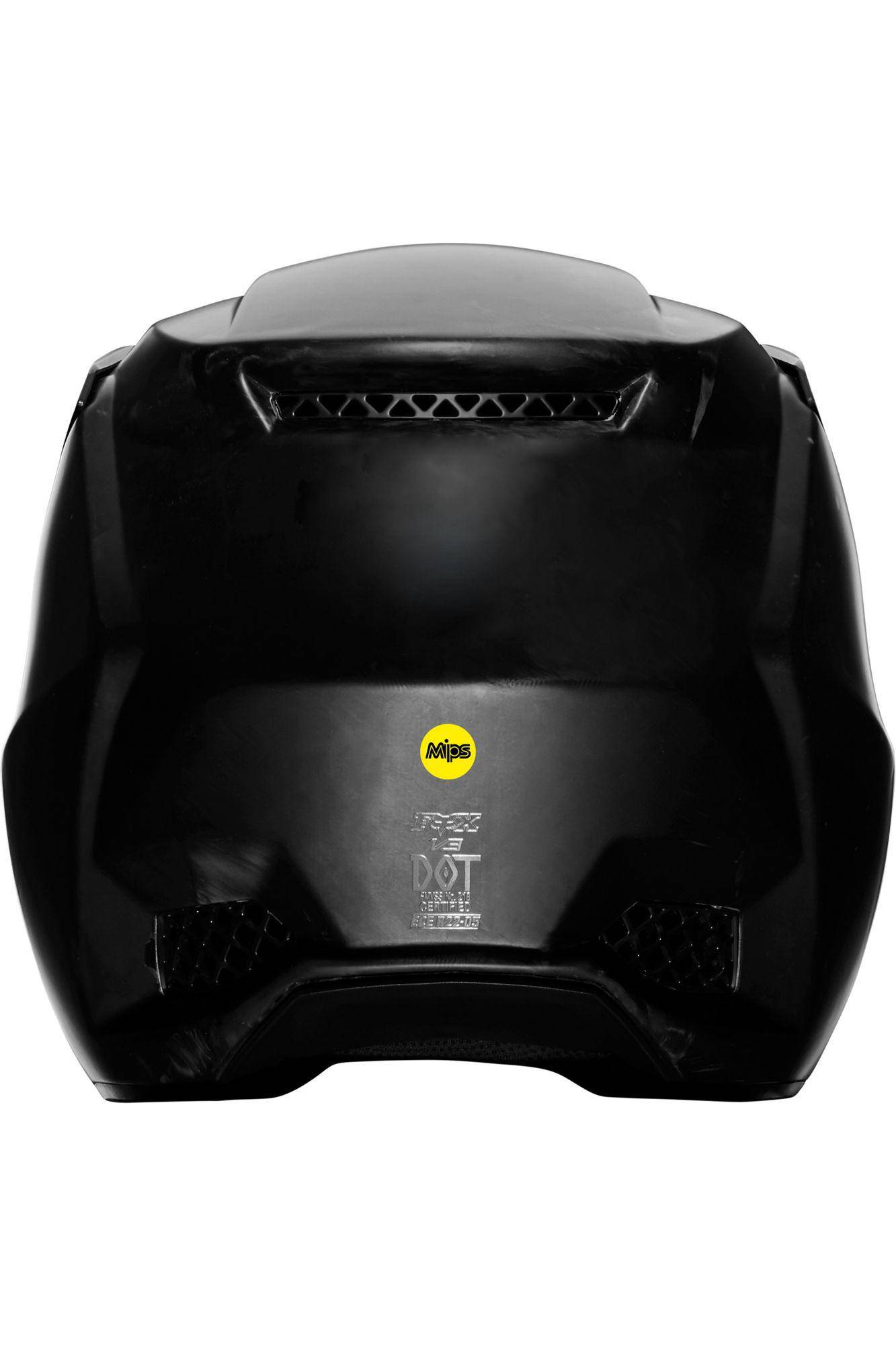 Casco Moto V3 Solids Negro Fox Racing - Rideshop