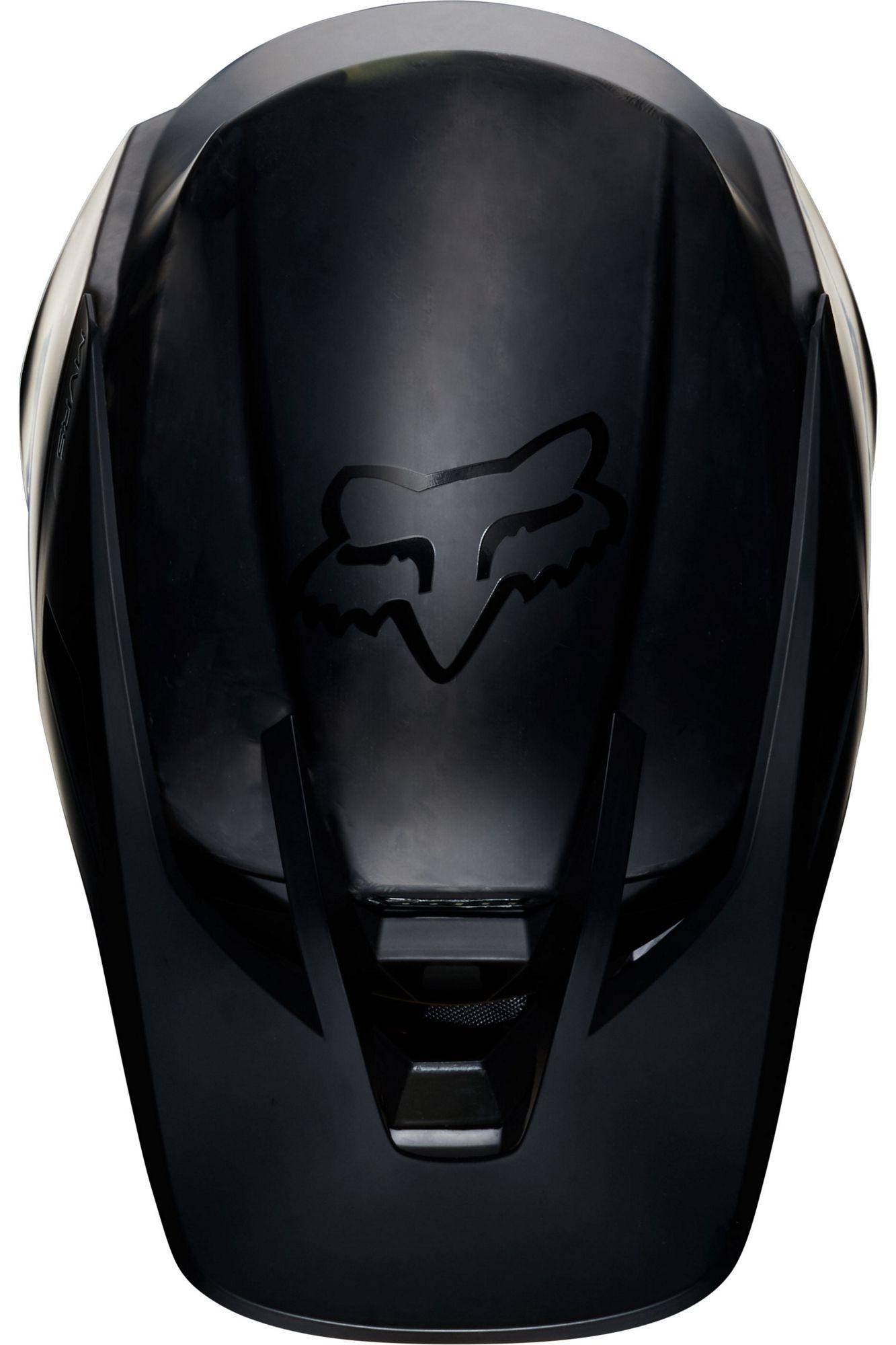Casco Moto V3 Solids Negro Fox Racing - Rideshop
