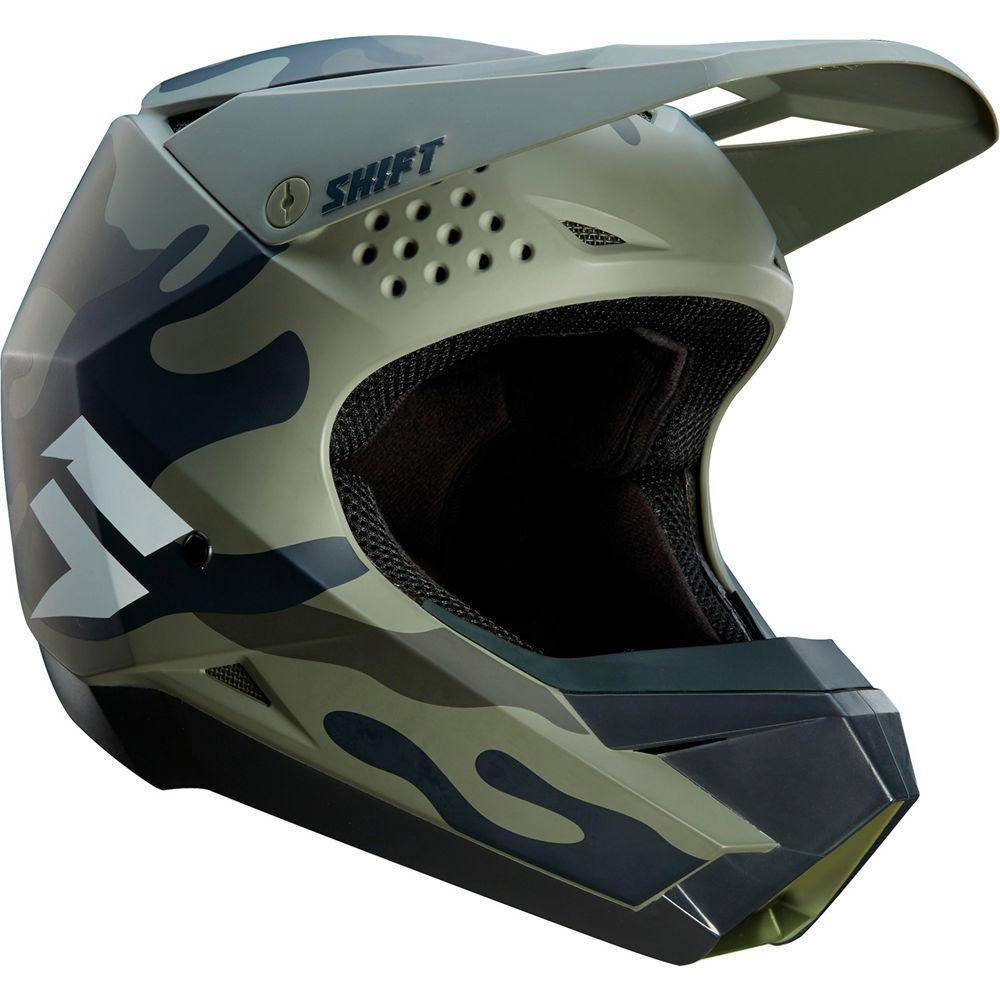 Casco Moto Verde Camo Shift - Rideshop