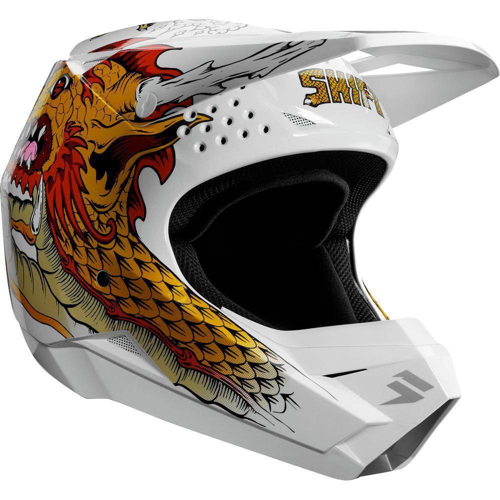 Casco Moto White Caballero X Lab Blanco Shift - Rideshop