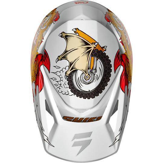 Casco Moto White Caballero X Lab Blanco Shift - Rideshop