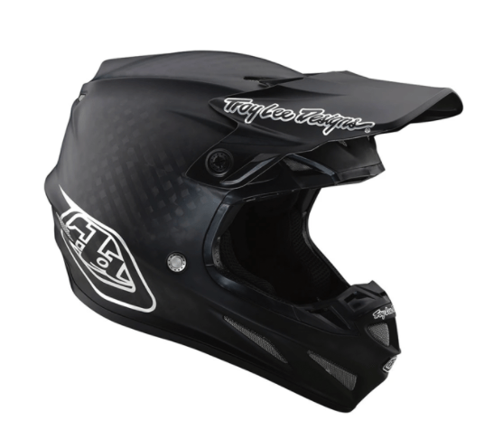 Casco Se4 Ece Carbon Midnight Black/Chorme Troy Lee Designs - Rideshop