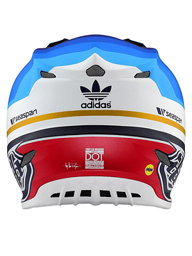 Casco Se4 Ece Carbon Mirage Navy White Troy Lee Designs - Rideshop