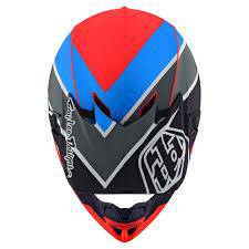 Casco Se4 Polyacrylite Beta Orange/Navy Troy Lee Designs - Rideshop