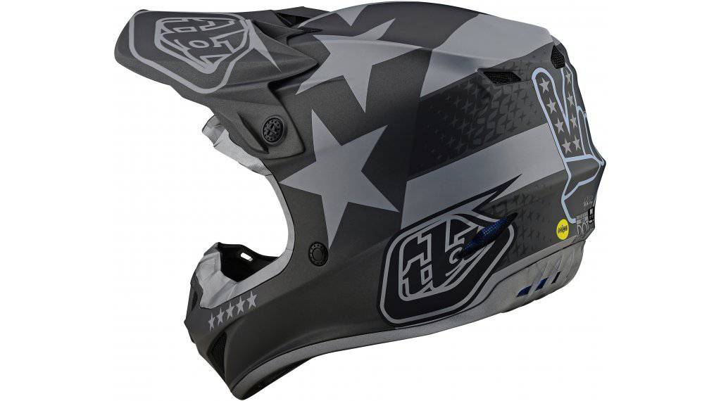 Casco Se4 Polyacrylite Freedom Black/Grey Troy Lee Designs - Rideshop