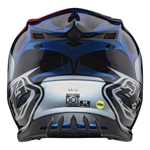 Casco Se4 Polyacrylite Skully Silver Troy Lee Designs - Rideshop