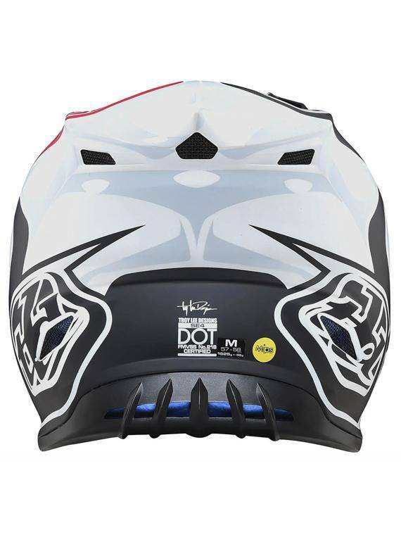 Casco Se4 Polyacrylite Skully White Troy Lee Designs - Rideshop