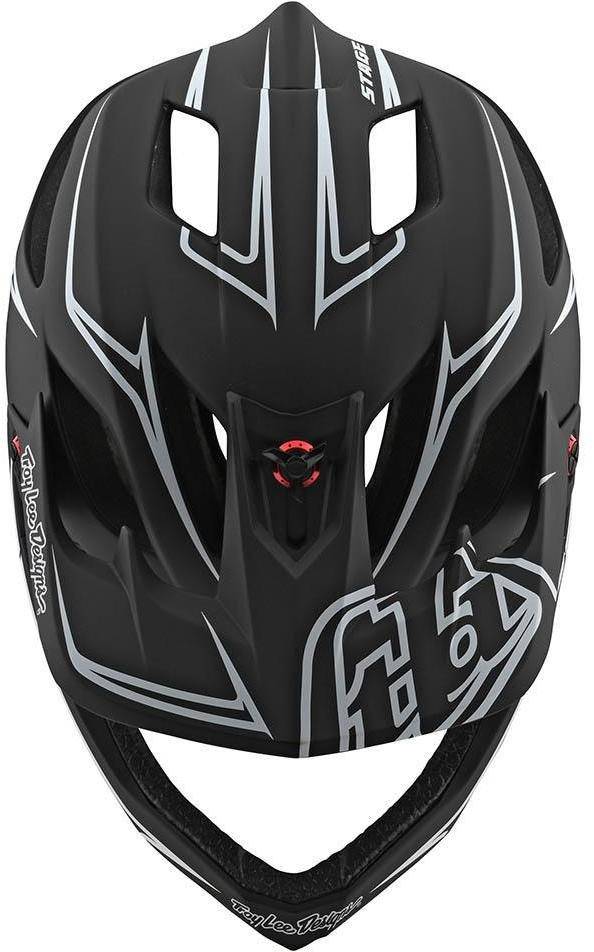 Casco Stage Pinstripe Black White Troy Lee Designs - Rideshop