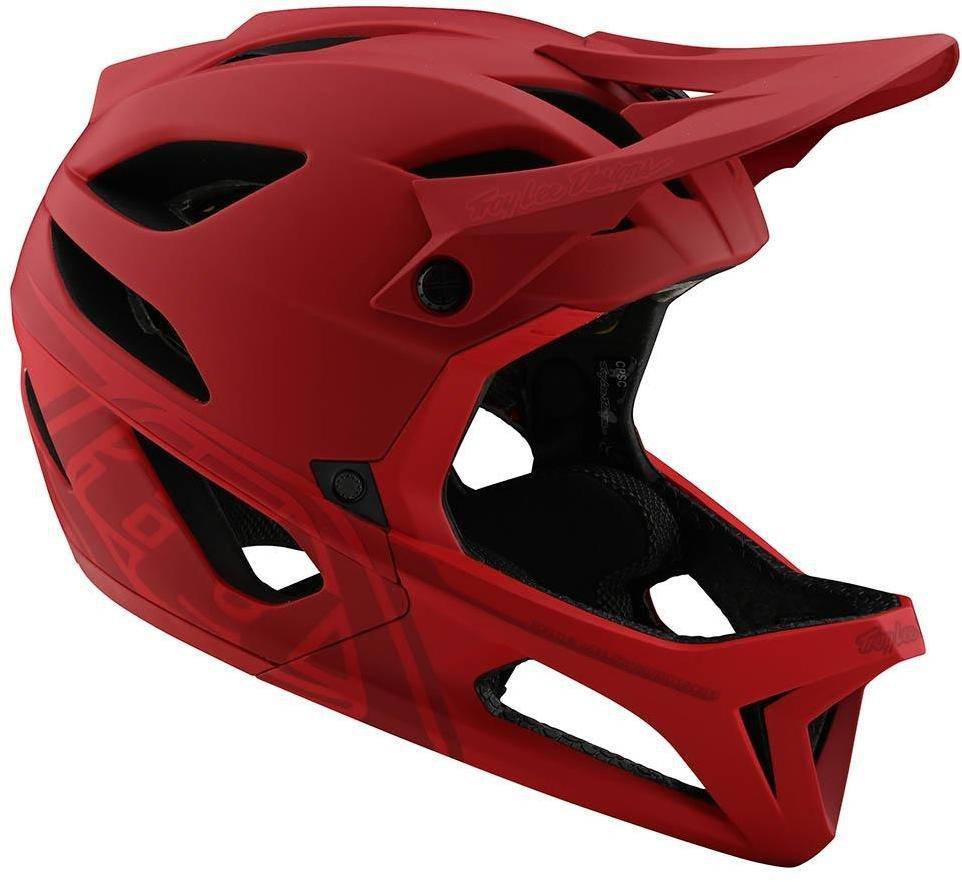 Casco Stage Stealth Red Troy Lee - Rideshop